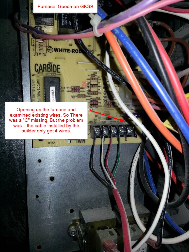 DIY installation – Honeywell WiFi Thermostat RTH9580WF and HE280 ...