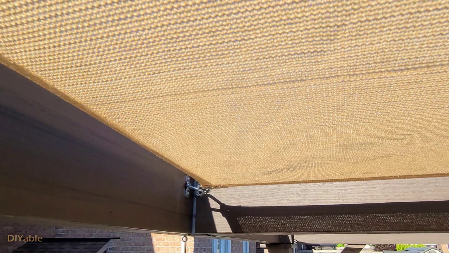 Diy Deck Part 21 How To Make Canopy For Pergola And Install Coolaroo Shade Sail Like A Pro 5720