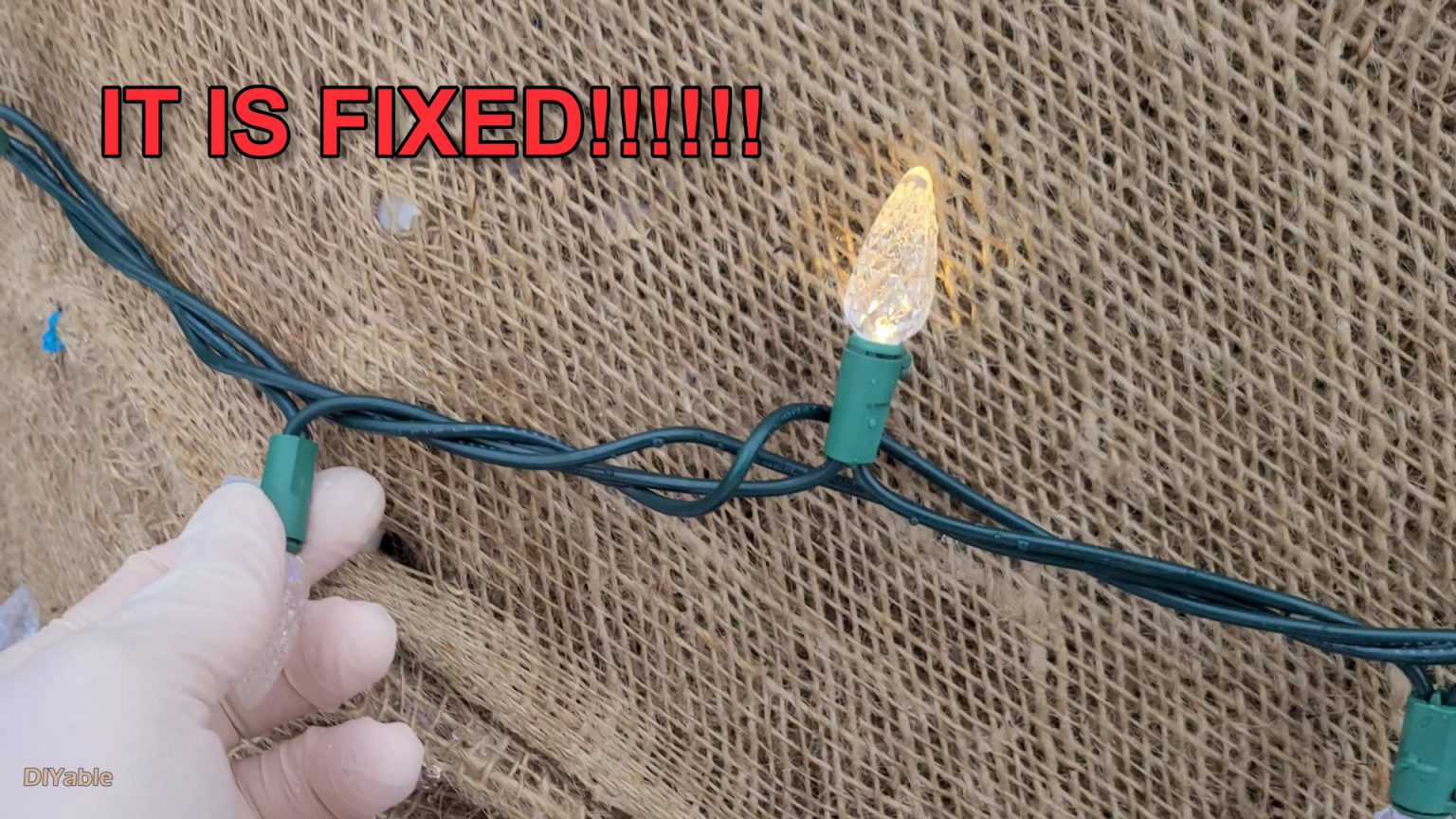 How to troubleshoot and fix broken NOMA LED Christmas light?